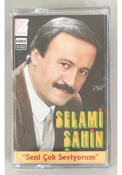 Selami Şahin Seni Çok Seviyorum Kaset Orjinal Dönem Kağıt Baskı 2.el