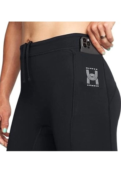 Under Armour Run Anywhere Kadın Siyah Koşu Tayt 1386342-001