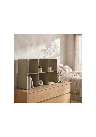 Node 6'lı Modüler Metal Açık Raf Ünitesi Konsol Ve Masaüstü Kitaplık 50x33 Cm Bej - 944245501 Bej Node 6'lı Modüler Metal Açık Raf Ünitesi Konsol Ve Masaüstü Kitaplık 50x33 Cm Bej - 944245501 Bej