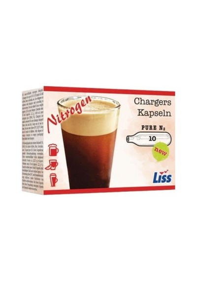 Liss Nitrojen Kartuş - 10 Adet Gümüş