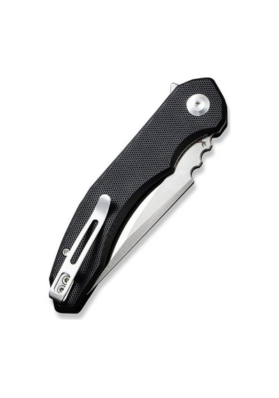 Civivi Bluetick Black G10 Handle Satin Finished 14c28n Blade Kamp Çakı Siyah