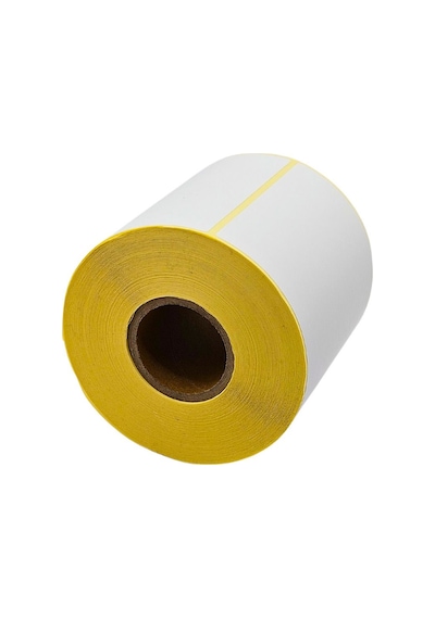 Termal Barkod Etiketi 100x100mm 1 Rulo 500 Sarım Ribonsuz Kargo, Depo Termal Yazıcılar 1