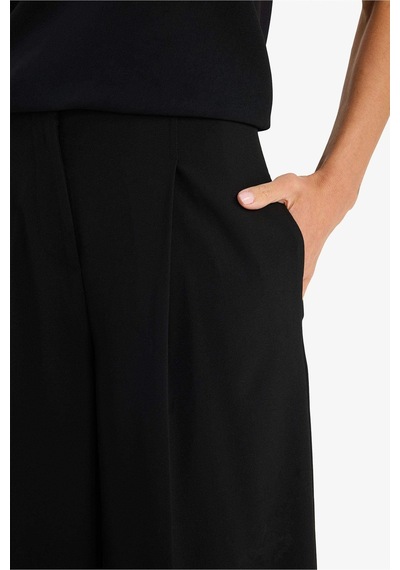 Defacto Yüksek Bel Crop Fit Pantolon G8869ax26spbk81 Siyah-bk81