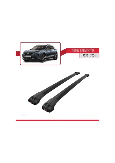 Cupra Formentor 2020 Ve Sonrası İle Uyumlu Ace-1 Ara Atkı Tavan Barı Siyah
