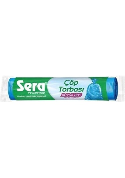 Sera Çöp Torbası Büyük Boy 10 Adet