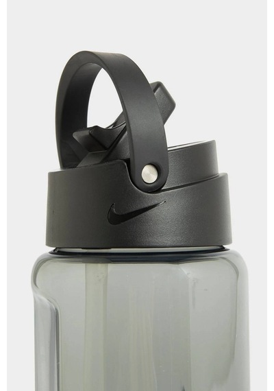 Nike Recharge Straw Pipet Bottle 24 Oz 0,71lt Bpa Free Bpa İçermeyen Pipetli Suluk Siyah Siyah