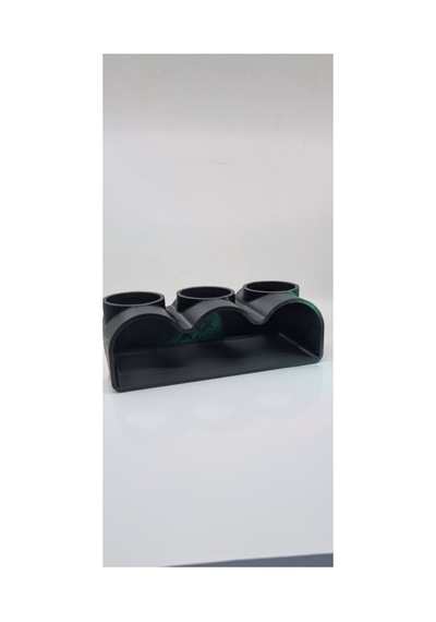 Akvaryum Dekor Balik Mağarası Sığınağı 3 Lu 210x90x70 Mm Delik Çapı 60 Mm