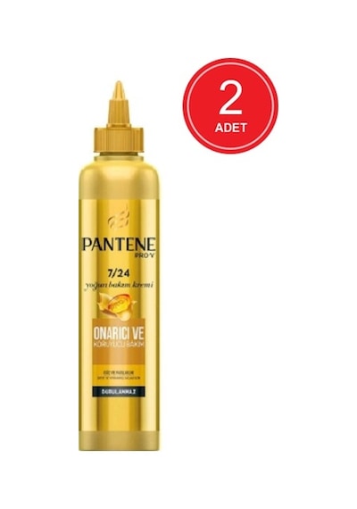 Pantene 7/24 Anında Onarıcı ve nemlendirici Saç Bakım Kremi 2 x 300 ML