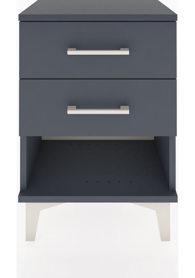 Arges Komodin 2 Çekmeceli 44x30x64 Antrasit-antrasit Antrasit