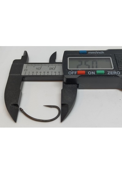 Sazan Avı Kurv Shank Model Teflon Siyah Delikli Olta Iğnesi No:4