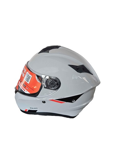 Mt Targo S Solid A12 Parlak Kapalı Kask Gri
