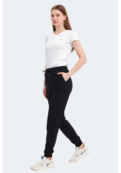Slazenger Naoko 2 Li Set Kadın Eşofman Altı Siyah - Haki