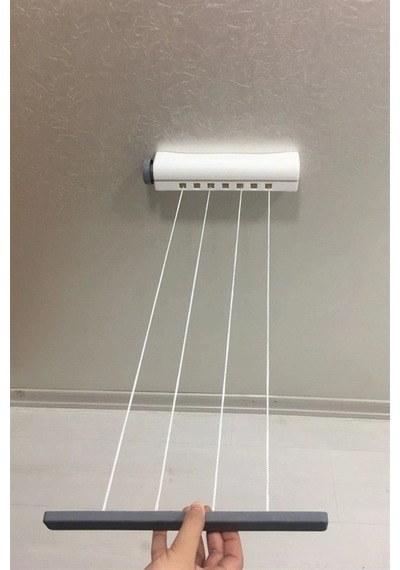 Pratik Portatif Yeni Nesil Çek As Kolay Askılık 4 İpli Askılık 5468 Çok Renkli