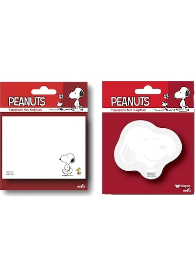 Snoopy Yapışkanlığı Not Kağıdı 50 Yaprak 2 Farklı Model