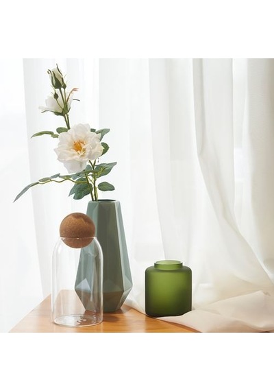 Ikea Smycka Yapay Çiçek, Beyaz, 65 Cm, Gül