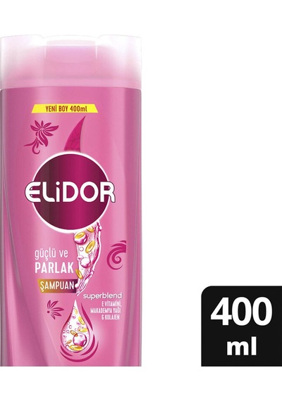 Elidor Güçlü Parlak Şampuan 400 Ml