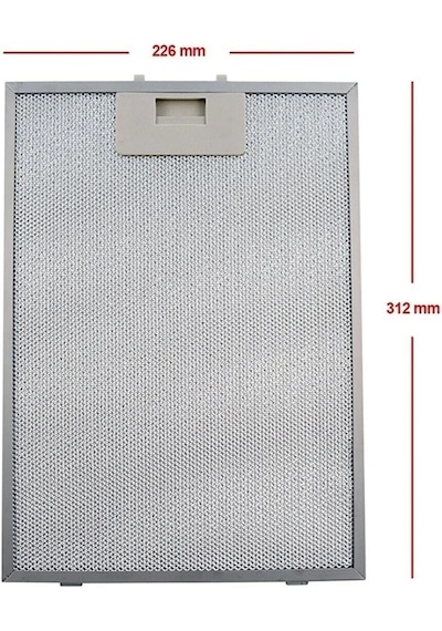 Kumtel Da6-835 Davlumbaz Uyumlu Metal Yağ Filtresi Da6-kdac33t