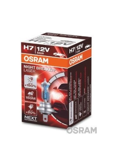 Unıversal Halogen Ampul H7 12v 55w Far %150. Ekstra Aydınlatmalı 64210nl - Osram 64210 Nl