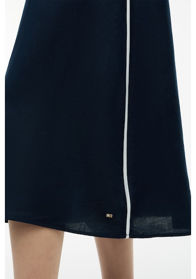 Tommy Hilfiger Contrast Bındıng Ns Strap Dress Kadın Mavi Elbise - Ww0ww49907