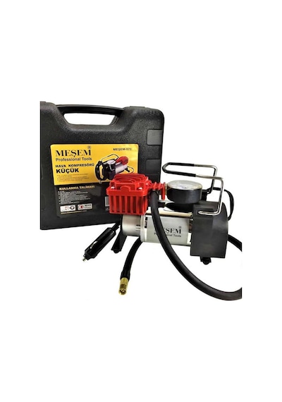 Meşem-575 12 Volt Çakmaklık Girişli Araç Kompresörü Lastik Şişirm N11.5359