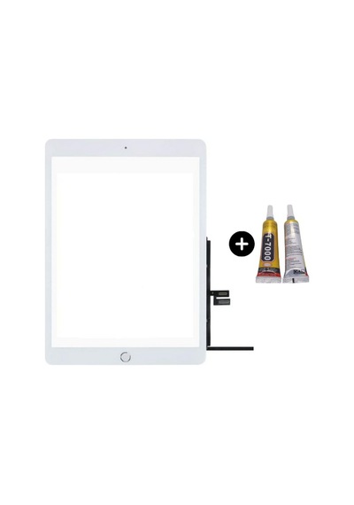 Apple Uyumlu iPad  7.nesil A2197-a2198-a2200 Servis Home Tuşlu Dokunmatik Beyaz + B7000