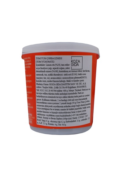 Tom Yum Çorba Ezmesi 400 Ml
