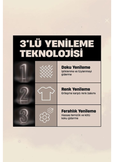 Perwoll Hassas Bakım Sıvı Çamaşır Deterjanı 3x2,97l 162 Yıkama Renkli, Siyah Ve Açık Renk Çamaşırlar İçin 2970 ML