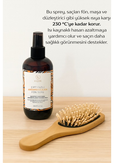 K K-care Cosmetics Argan & Collagen Bağ Onarıcı Saç Bakım Spreyi 250 ML