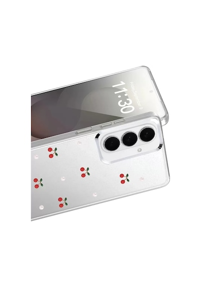 Newface Samsung Galaxy S26 Plus Fiyonk Desenli Kapak - Desen 9 Şeffaf
