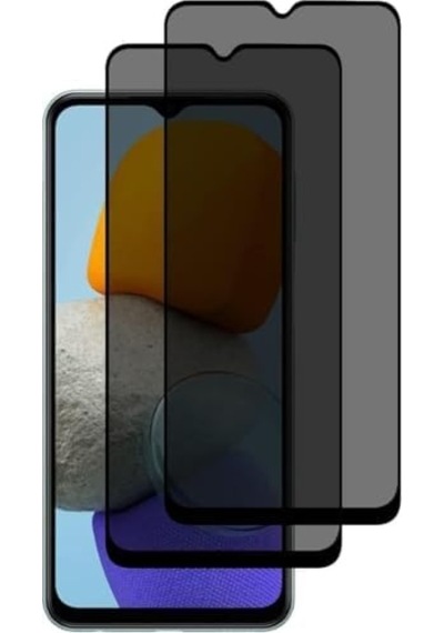 Oppo A15 - A15s Privacy Hayalet Ekran Koruyucu 2 Adet - 9h Temperli Cam, Yan Görünme Engelleyici, Tam Kaplama