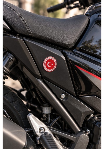 Türkiye Cumhuriyeti 3d Damla Etiket Seti 6 Parça Araç Motor Bisiklet Sticker
