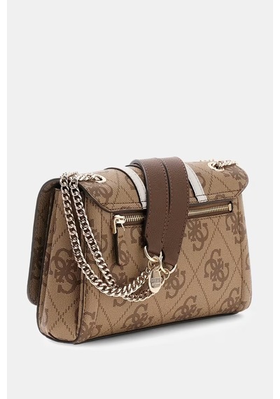 Guess Noelle Iı Kadın Omuz Çantası Hwss9672210 Kahverengi