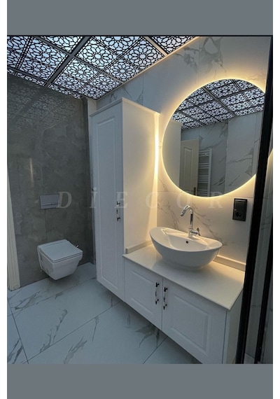 Diecor Led Döşenebilir Asma Tavan Uyumlu 60 60 Tavan Paneli Siyah 60 X 60 Model:xa297