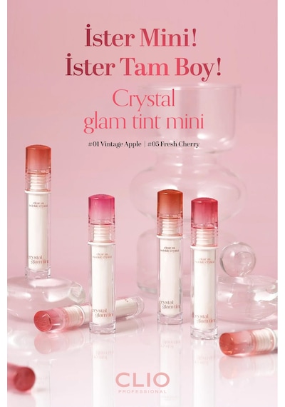 Clio Crystal Glam Tint Mini 01 Vintage Apple