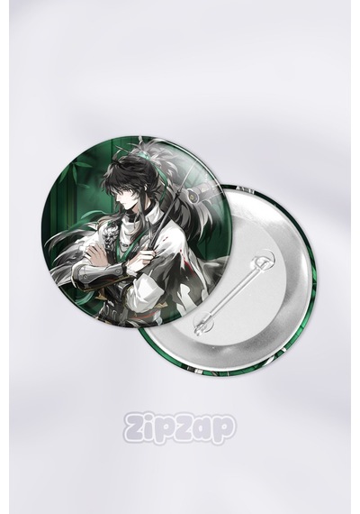 Qiuyuan Wuthering Waves Gacha Çanta Süsü Rozet İğneli Buton Rozet Seti 1 Adet Tekli