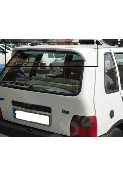Fiat Uno Bagaj Spoiler - Mat Siyah STR-995