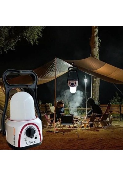 Cata Ct-9950 Abant Gemici Tipi Şarjlı El Feneri Dimmerli Güçlü Led Taşınabilir Kamp Ve Acil Durum Lambası Beyaz