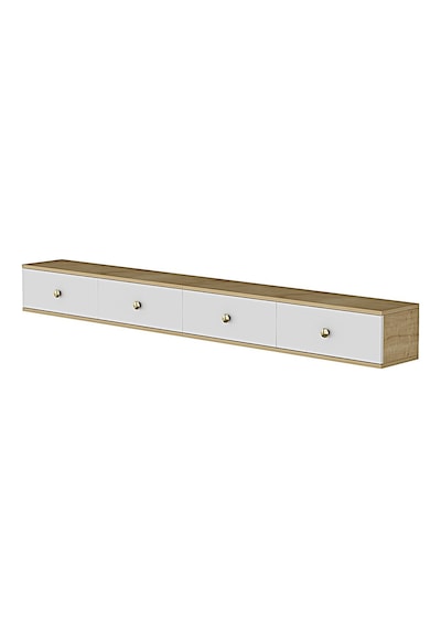 Tda2401dbg - Zuzu Double Duvara Montaj Tv Stand Safirmeşe-beyaz-gold 240cm Safirmeşe-beyaz Tda2401dbg - Zuzu Double Duvara Montaj Tv Stand Safirmeşe-beyaz-gold 240cm Safirmeşe-beyaz