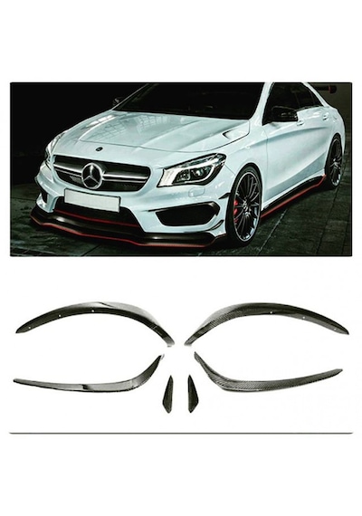 Mercedes Cla Serisi Amg W117 2012-2015 Ön Tampon Kaşları 6 Par