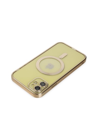 Apple Uyumlu iPhone  11 Kilif Magsafe Kamera Lensli Korumali Seffaf Silik 560979745