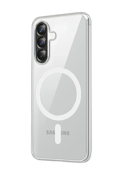 Samsung Galaxy Uyumlu A37 Kılıf Combo Seri Magsafe Özellikli Sararmaz Sert Şeffaf Kapak