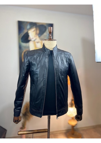 Always Leather Usta İşi Özel Dikim %100 Hakiki Deri 1803340031 Siyah