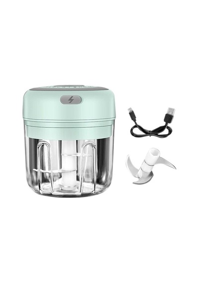 Jms Sarımsak Ezici Mini Kırıcı Usb Şarjlı Doğrayıcı 250 ML