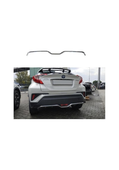 Oled Garaj Toyota Uyumlu C-Hr Arka Tampon Nikelaj Alt Çıtası Oled Garaj Toyota Uyumlu C-Hr Arka Tampon Nikelaj Alt Çıtası