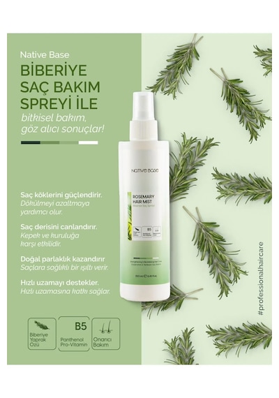 Biberiye Suyu Spreyi %96 Doğal İçeriğiyle 250 Ml