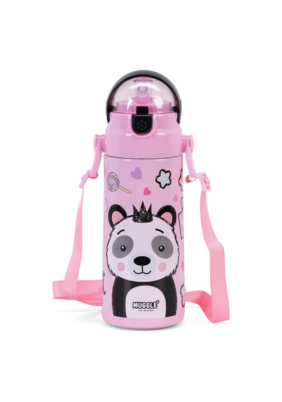 Muggle Çelik Matara 550 Ml - Pembe Açık Pembe