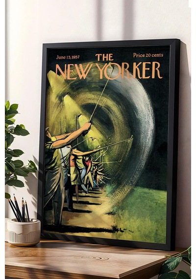 The New Yorker Çerçeveli Tablo June 15 1957