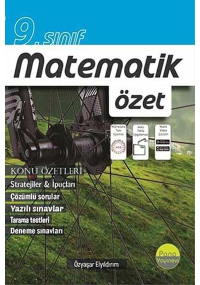 Pano Yayınları 9. Sınıf Matematik Özet Yni