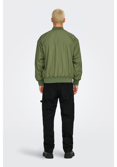 Only & Sons Only&sons Onsgavın Bomber Jacket Ot Yeşil Erkek Ceket 000000000102263556 Yeşil