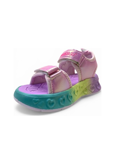 Marco Kids 207 Hafif Kız Çocuk Işıklı Rahat Sandalet Pembe